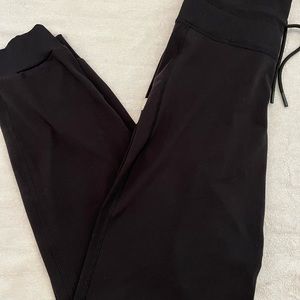 black athletic joggers